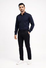 Men's Navy Blue Formal Shirt – Executive Series
