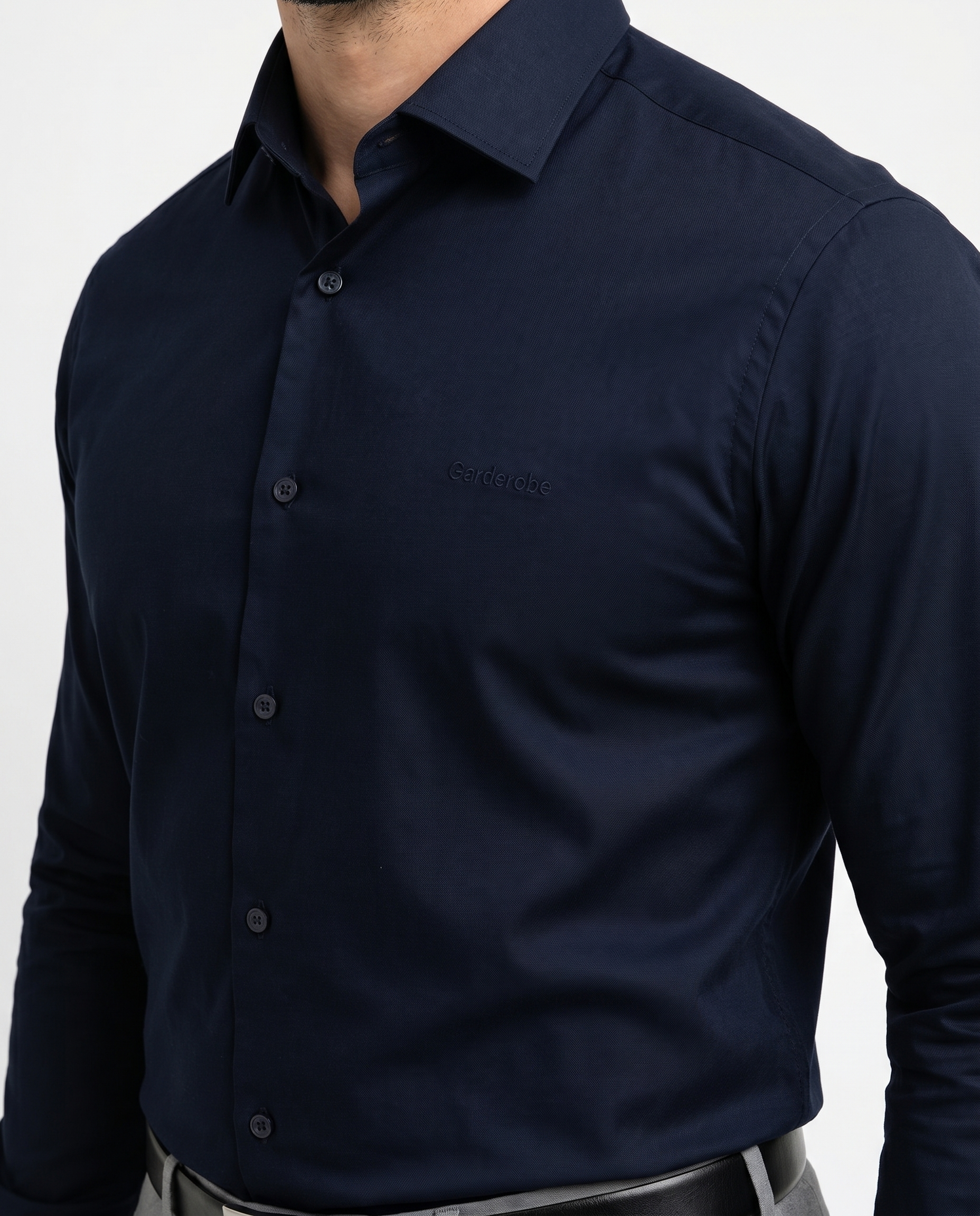 Men's Navy Blue Formal Shirt – Executive Series