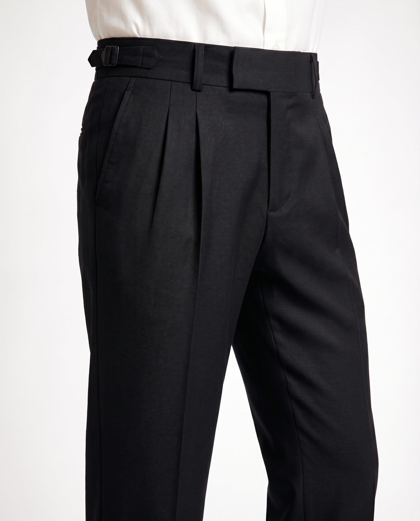 Built to hold its line — Men's Black Gurkha Pants