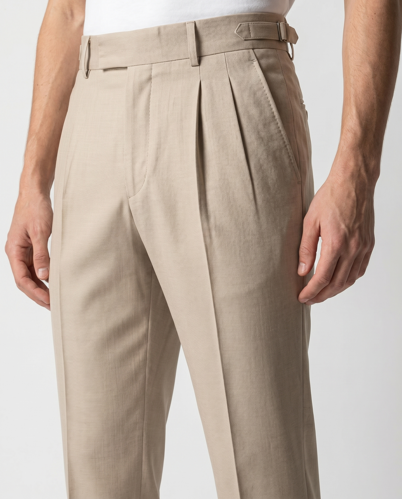 Built to hold its line — Men's Creamy Gurkha Pants