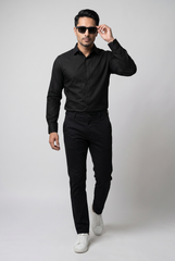 Men's Black Formal Shirt – Executive Series