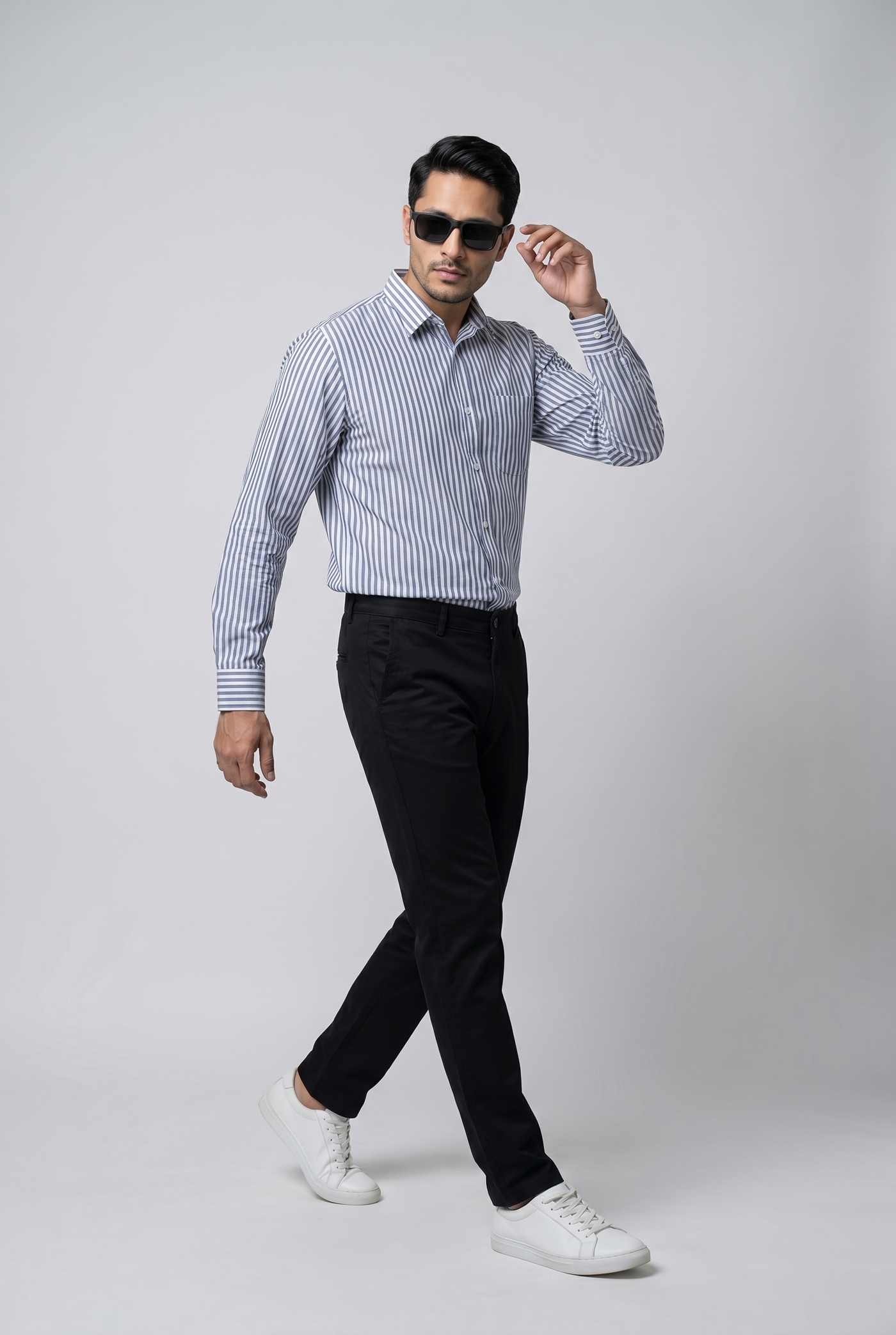 Considered fabric, premium hand-feel — Men's Regal Noire Lining Shirt