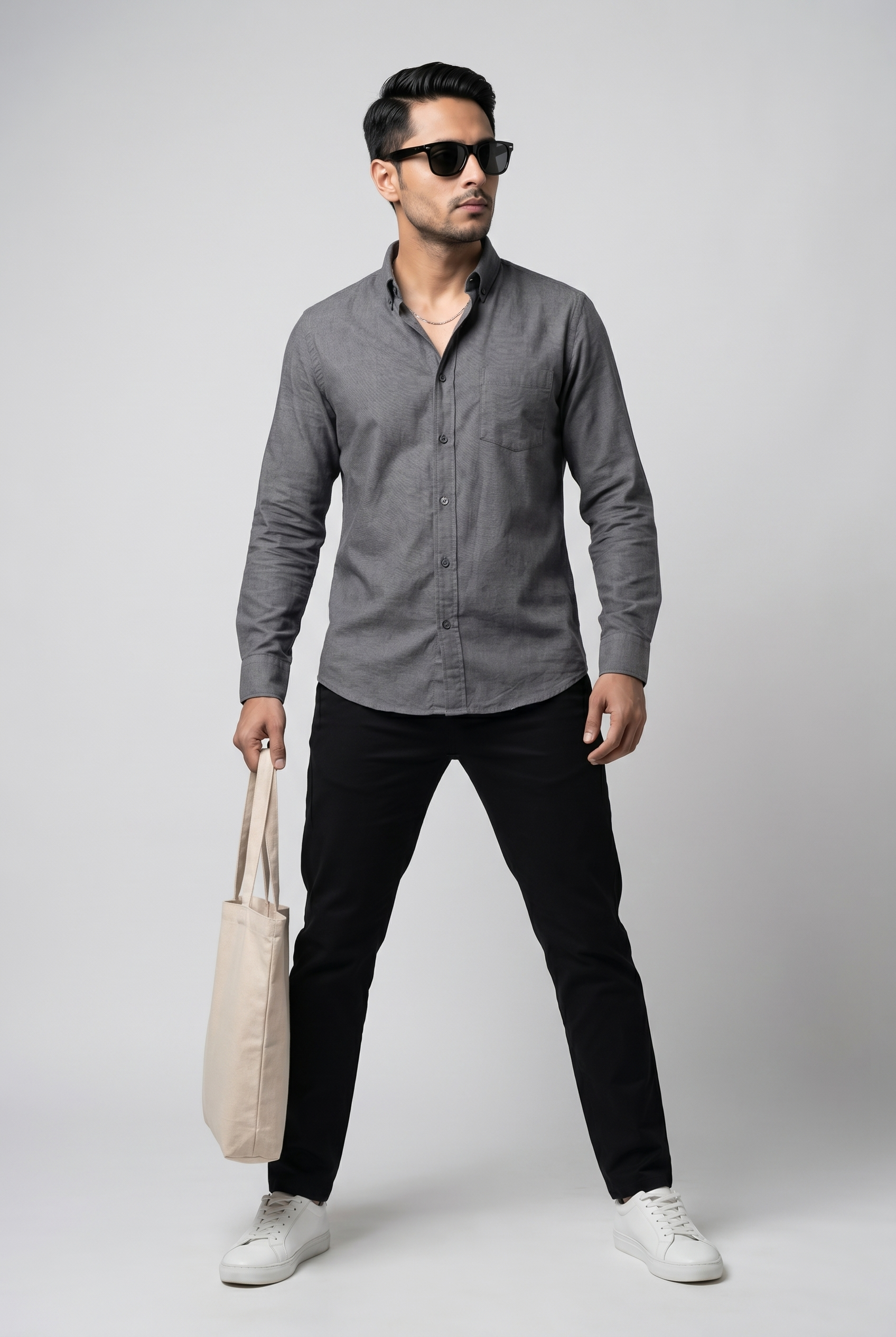 Men's Grey Formal Shirt – Executive Series