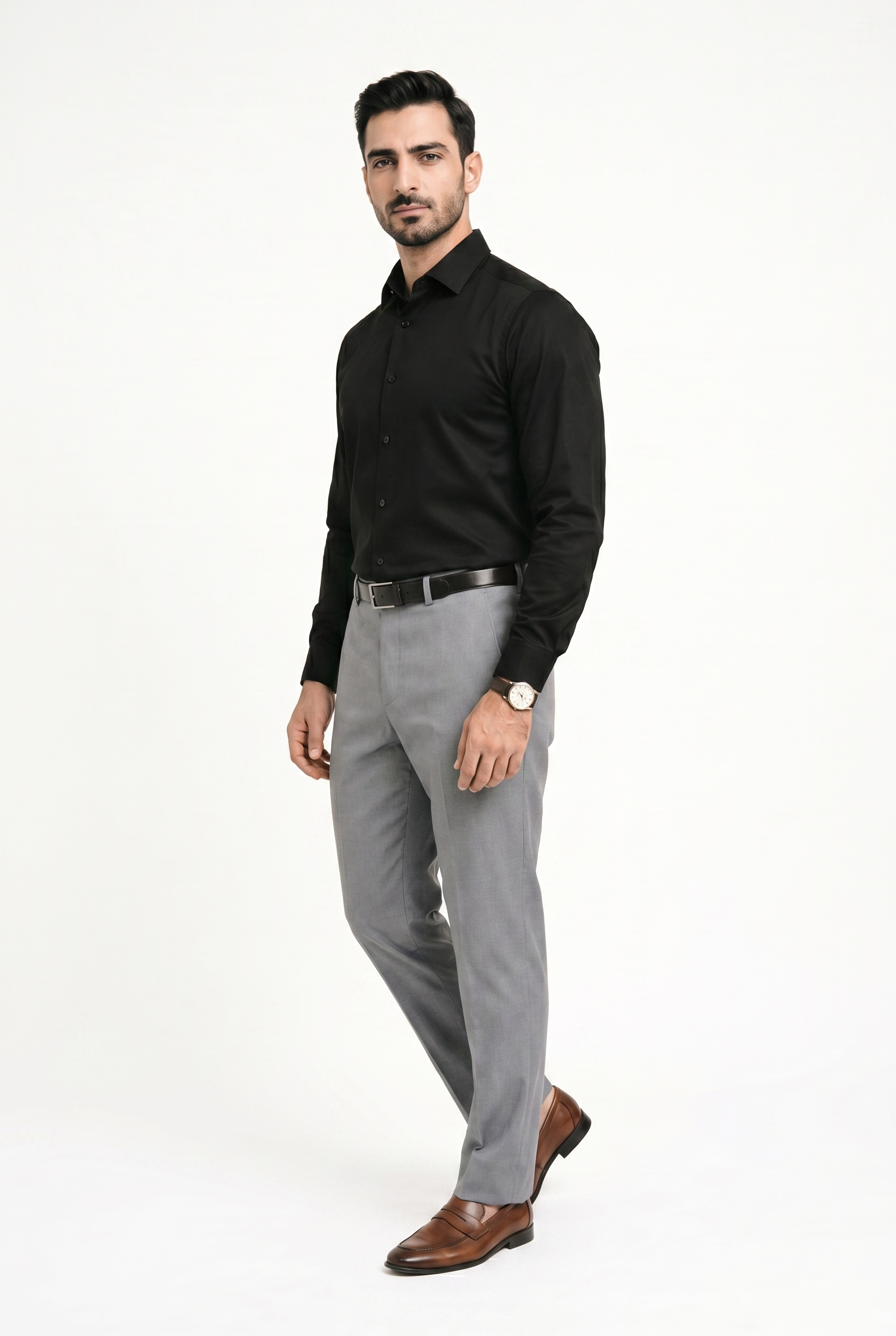 Men's Black Formal Shirt – Executive Series