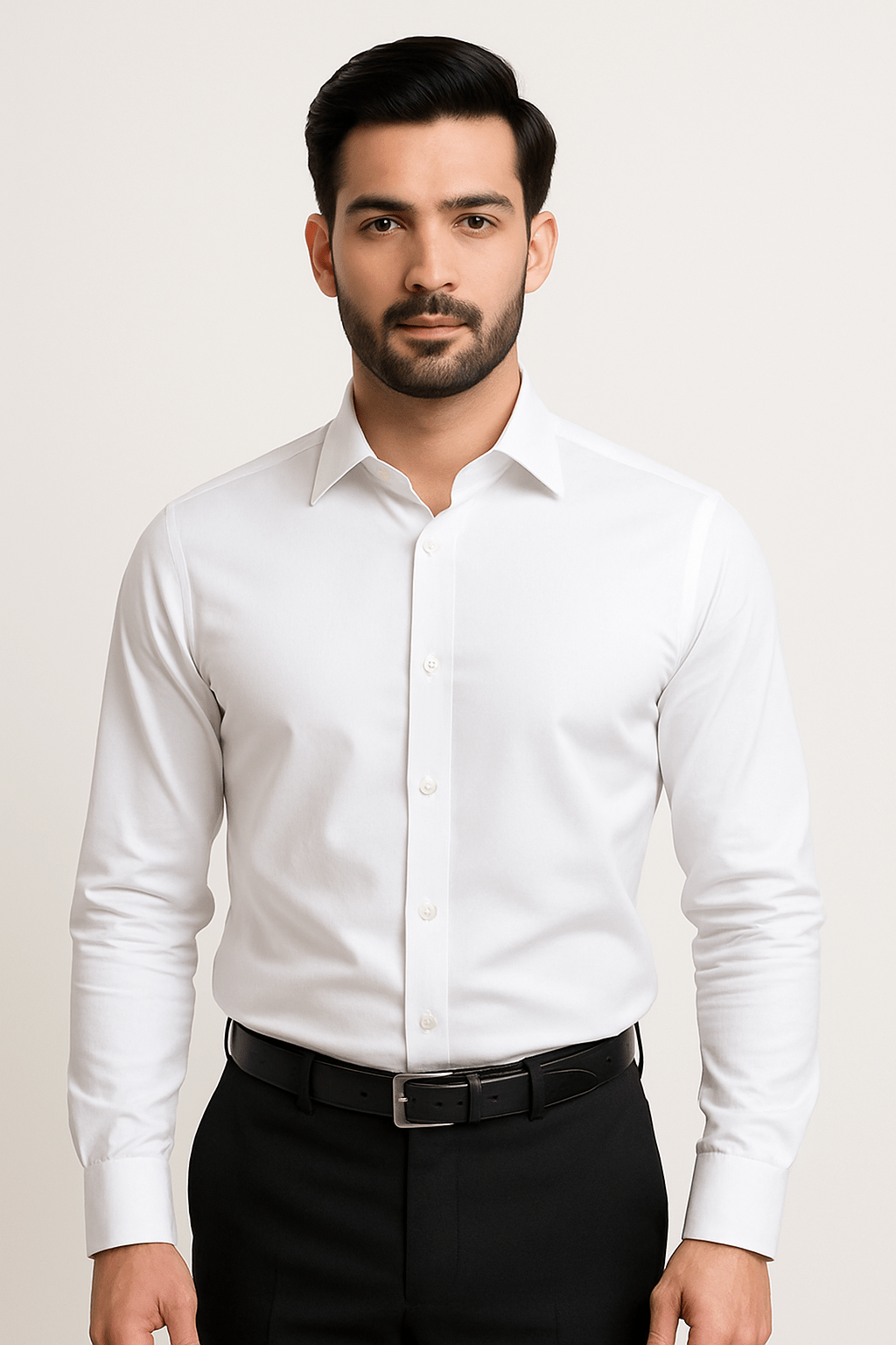 Men's White Formal Shirt – Executive Series