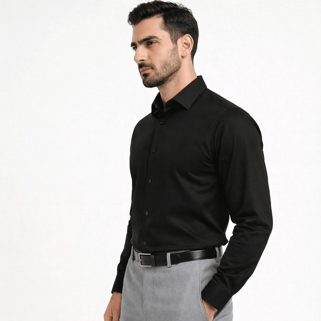 Men's Black Formal Shirt – Executive Series