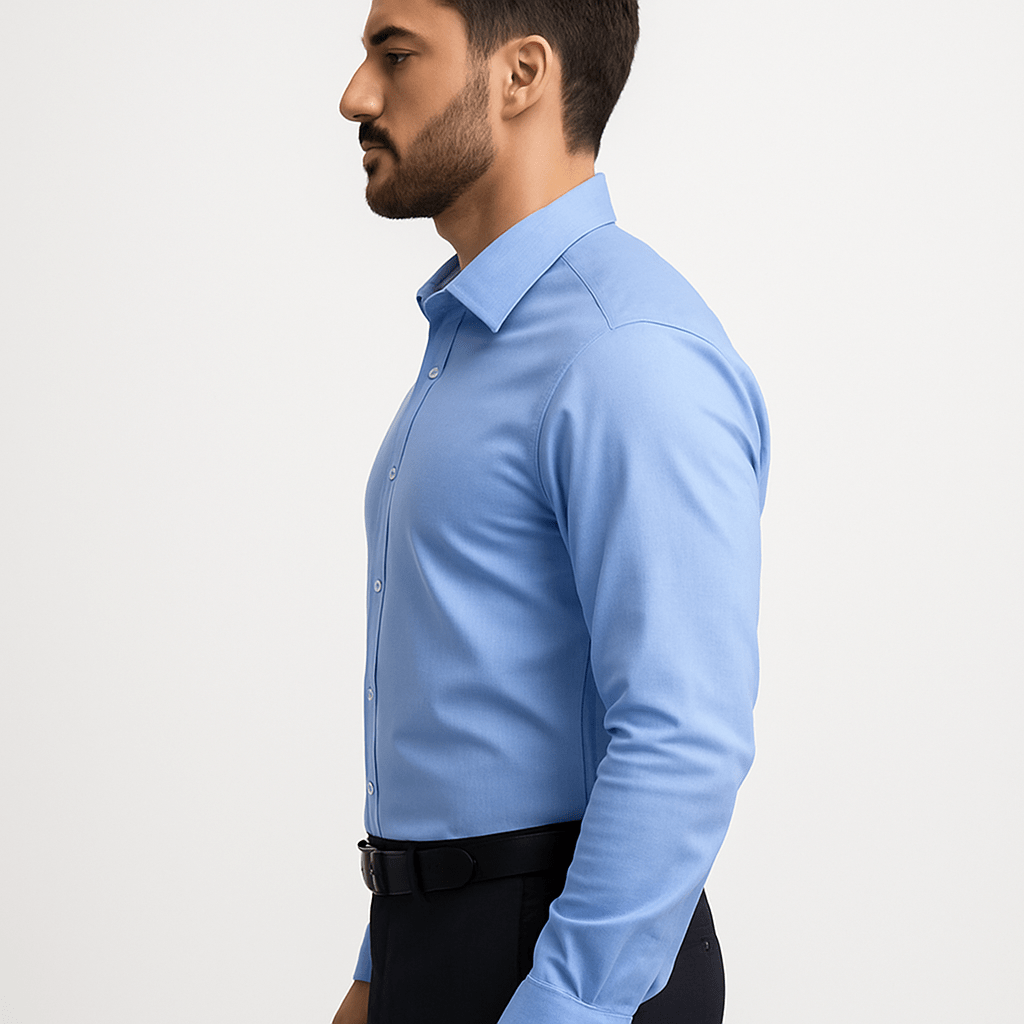Men's Royal Blue Formal Shirt – Executive Series