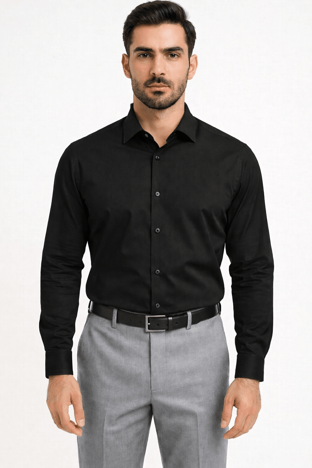 Men's Black Formal Shirt – Executive Series