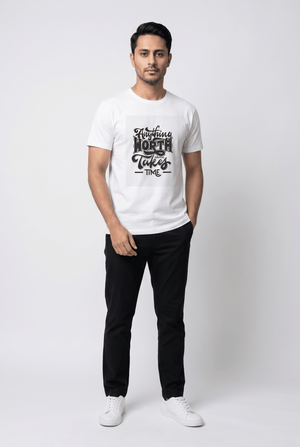 Anything Worth Having Takes Time - Garderobe - Graphic Tees - Garderobe Clothing USA23769062282131533258