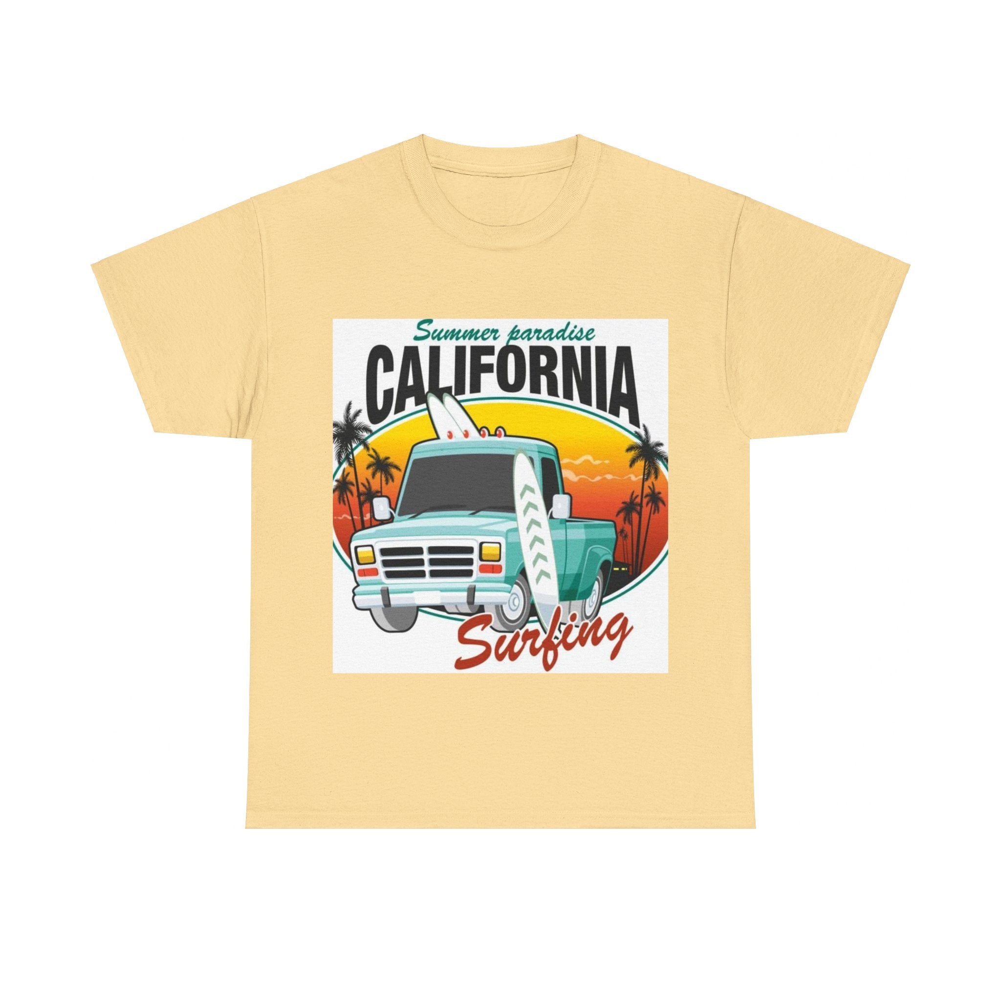 California Surfing Graphic TEE - Garderobe Clothing - Garderobe Clothing USA86135279435801216306