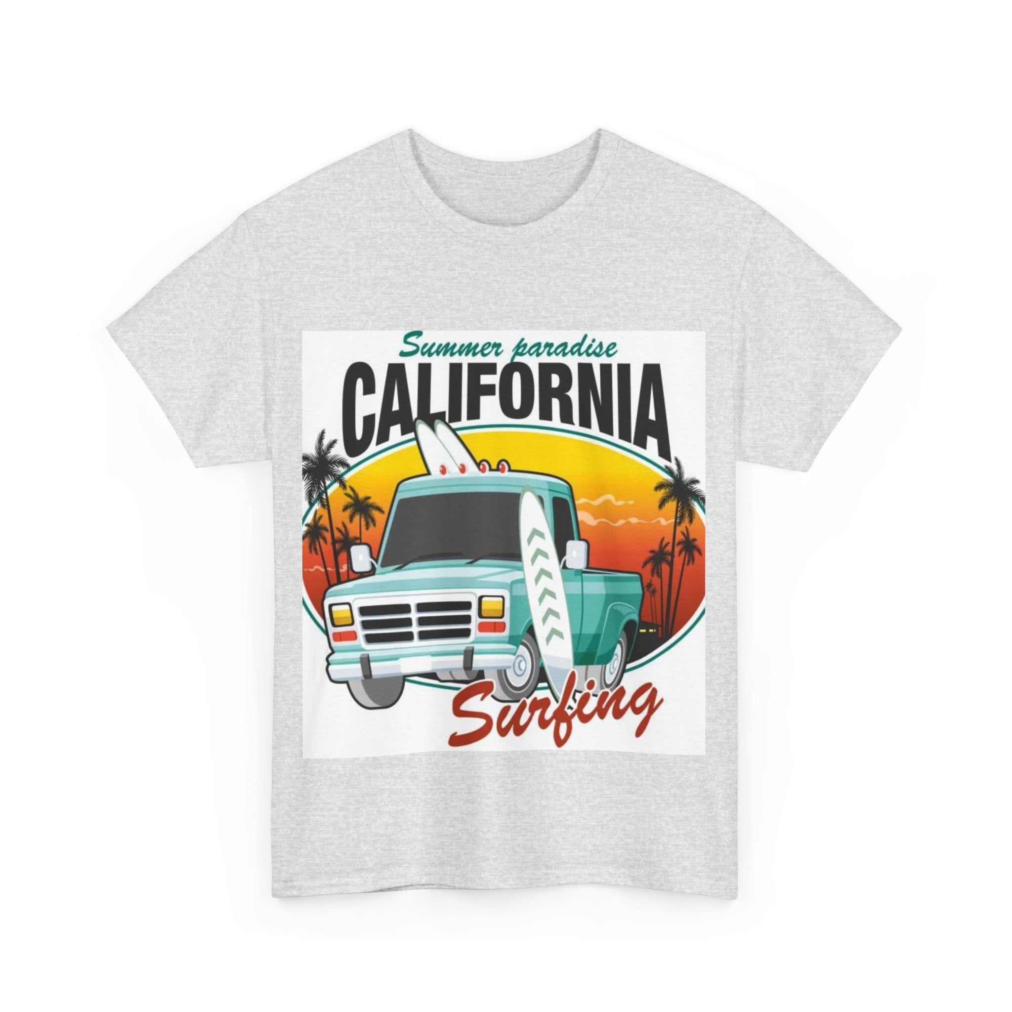 California Surfing Graphic TEE - Garderobe Clothing - Garderobe Clothing USA86135279435801216306