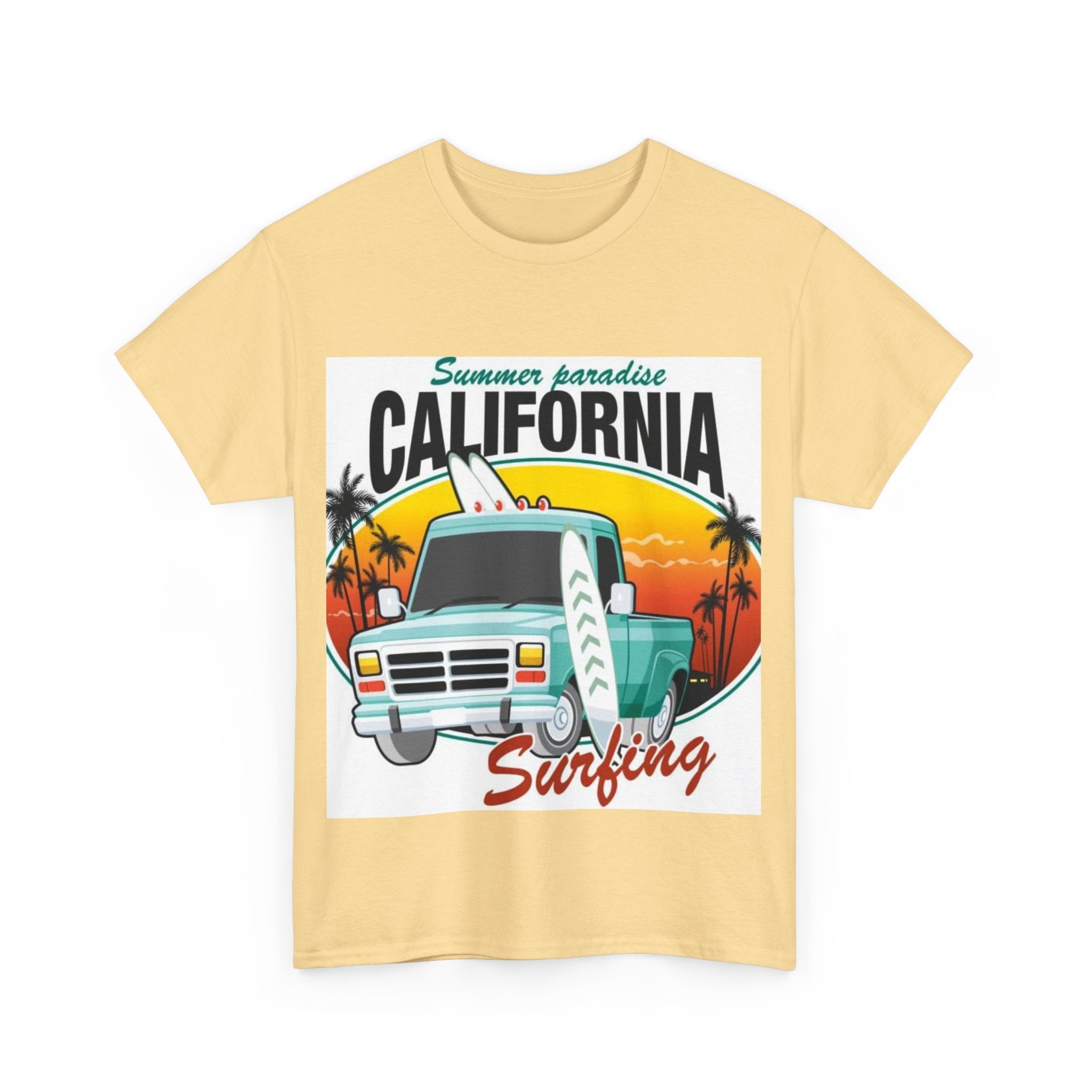 California Surfing Graphic TEE - Garderobe Clothing - Garderobe Clothing USA86135279435801216306