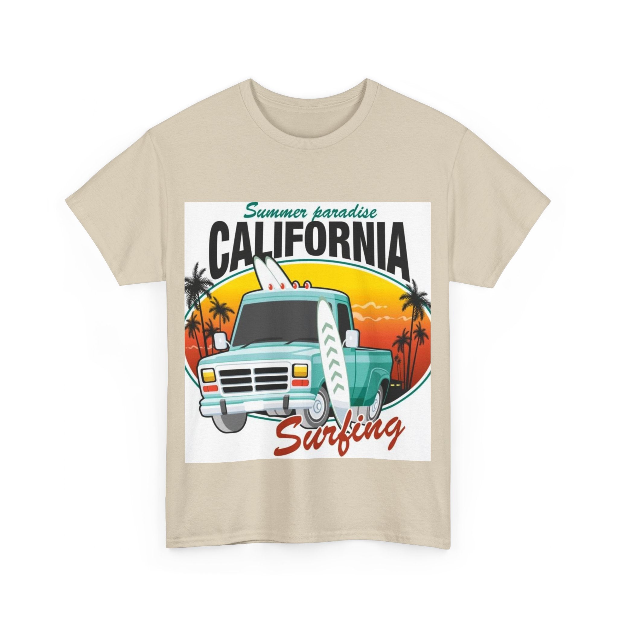 California Surfing Graphic TEE - Garderobe Clothing - Garderobe Clothing USA86135279435801216306