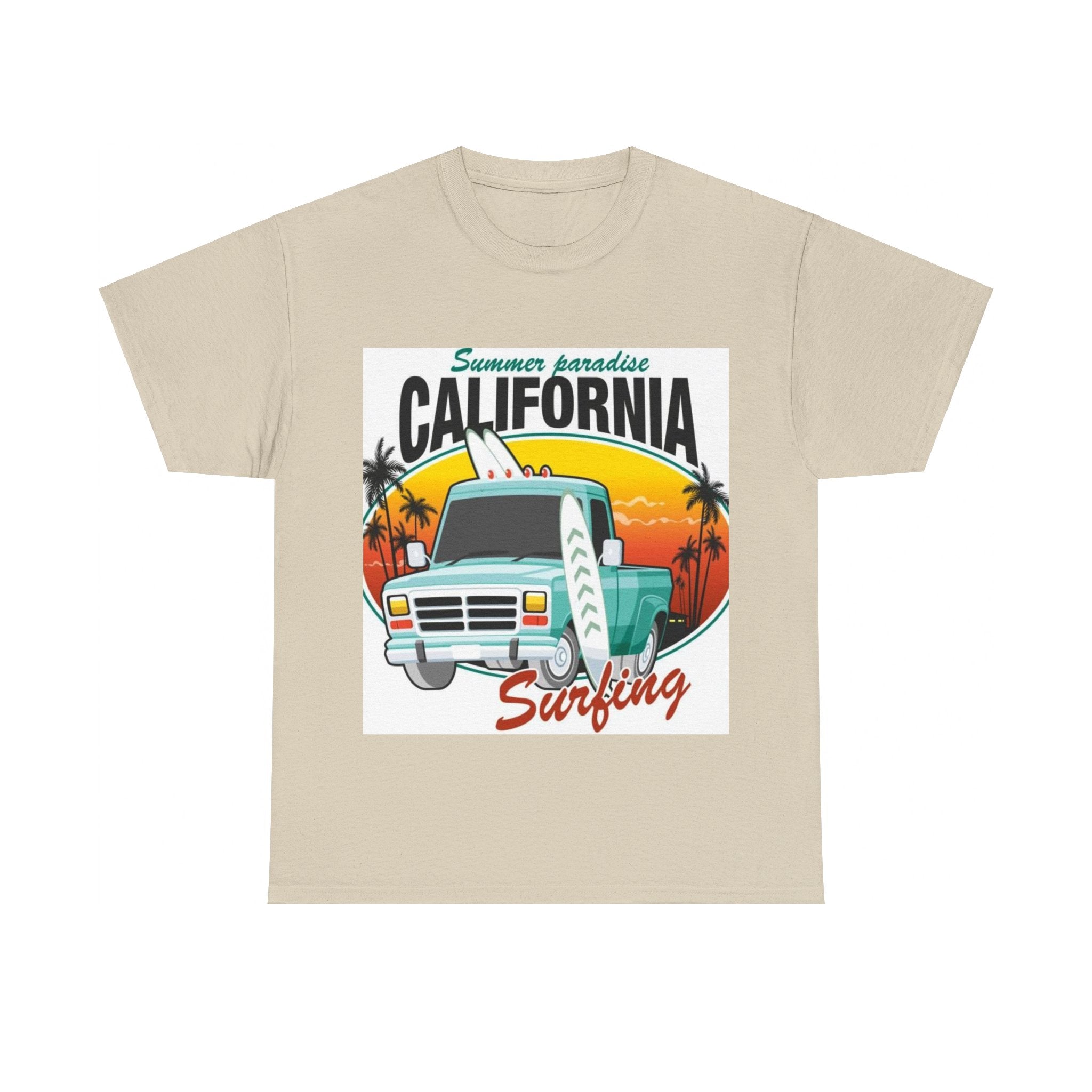 California Surfing Graphic TEE - Garderobe Clothing - Garderobe Clothing USA86135279435801216306