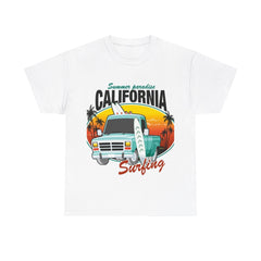 California Surfing Graphic TEE - Garderobe Clothing - Garderobe Clothing USA86135279435801216306