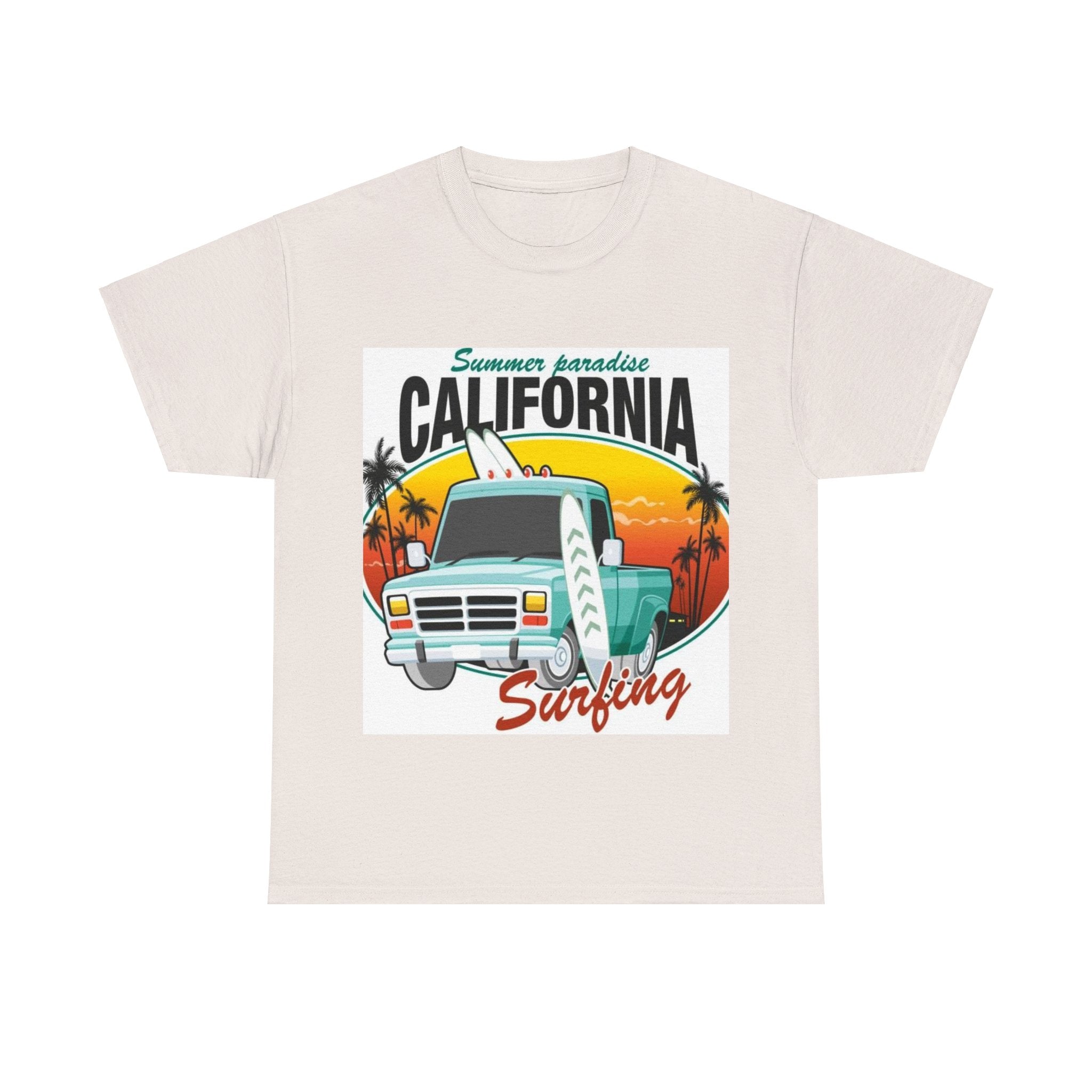 California Surfing Graphic TEE - Garderobe Clothing - Garderobe Clothing USA86135279435801216306