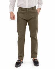 Clay Camel cotton pant - Garderobe Clothing USA