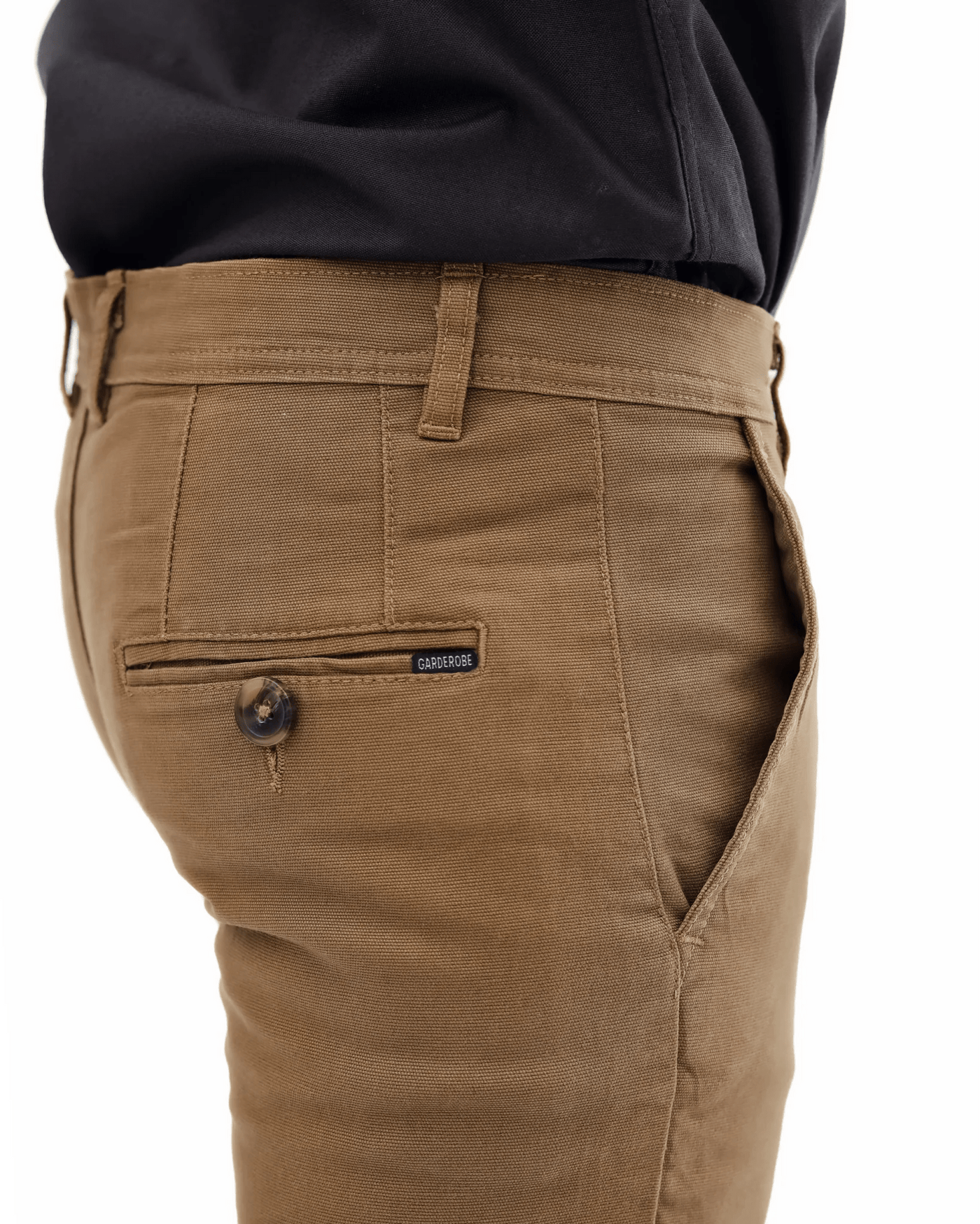 Cut tailored, not tight — Copper Brown Cotton Pant