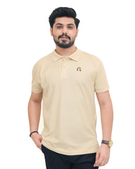 Creamy Polo Shirt - Garderobe Clothing USA