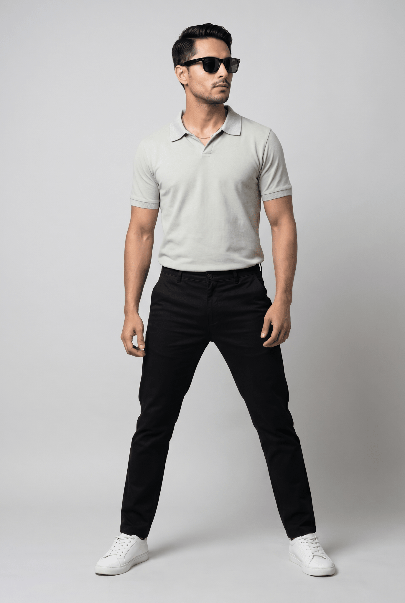 Creamy Polo Shirt - Garderobe Clothing USA