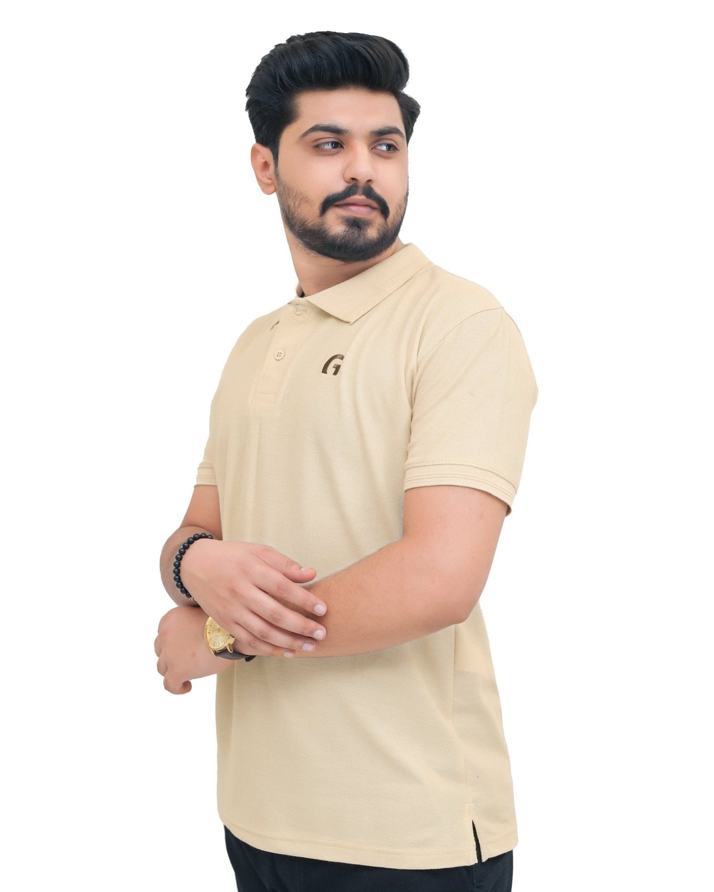 Considered fabric, premium hand-feel — Creamy Polo Shirt