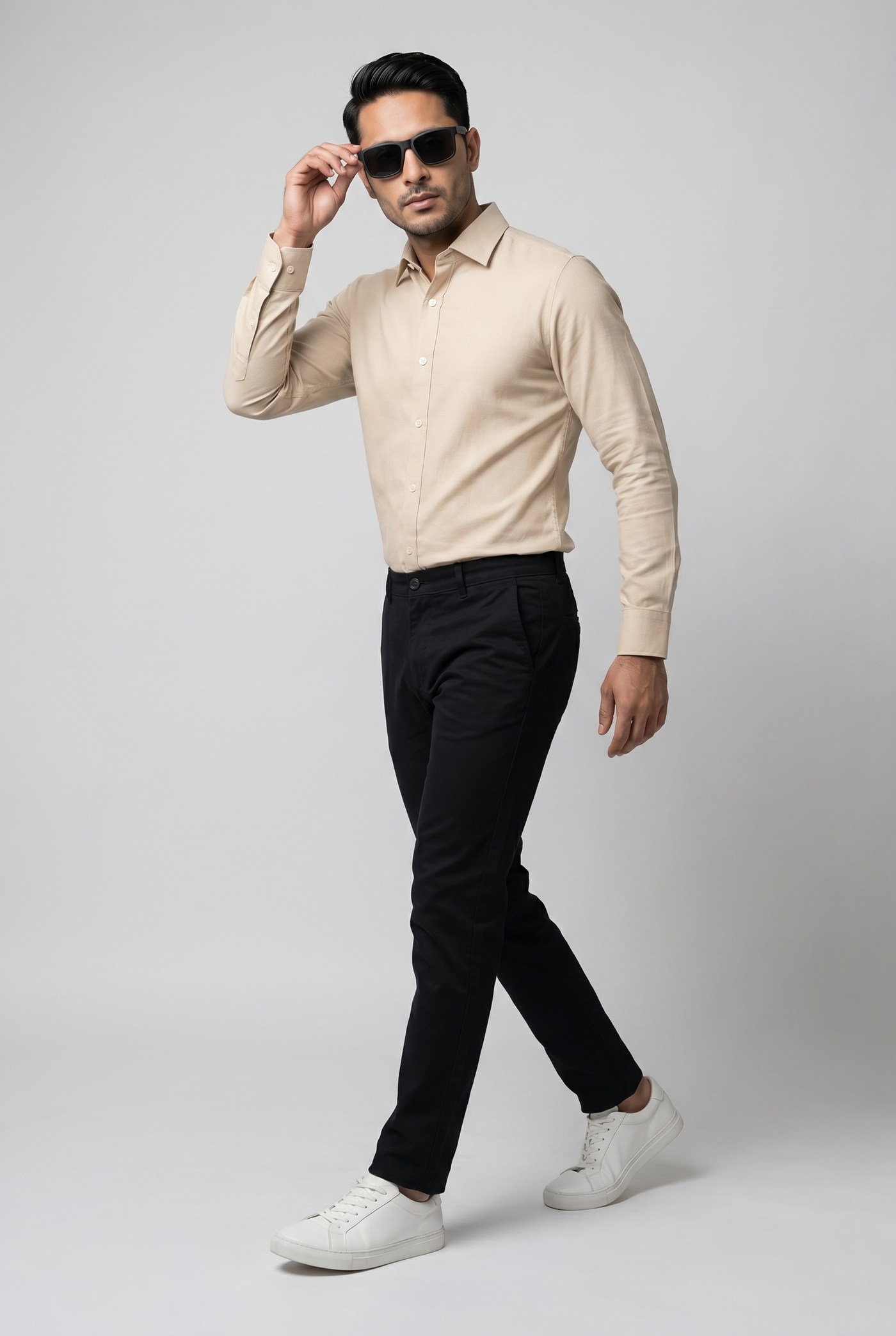 Considered fabric, premium hand-feel — Men's Skin Formal Shirt – Executive Series