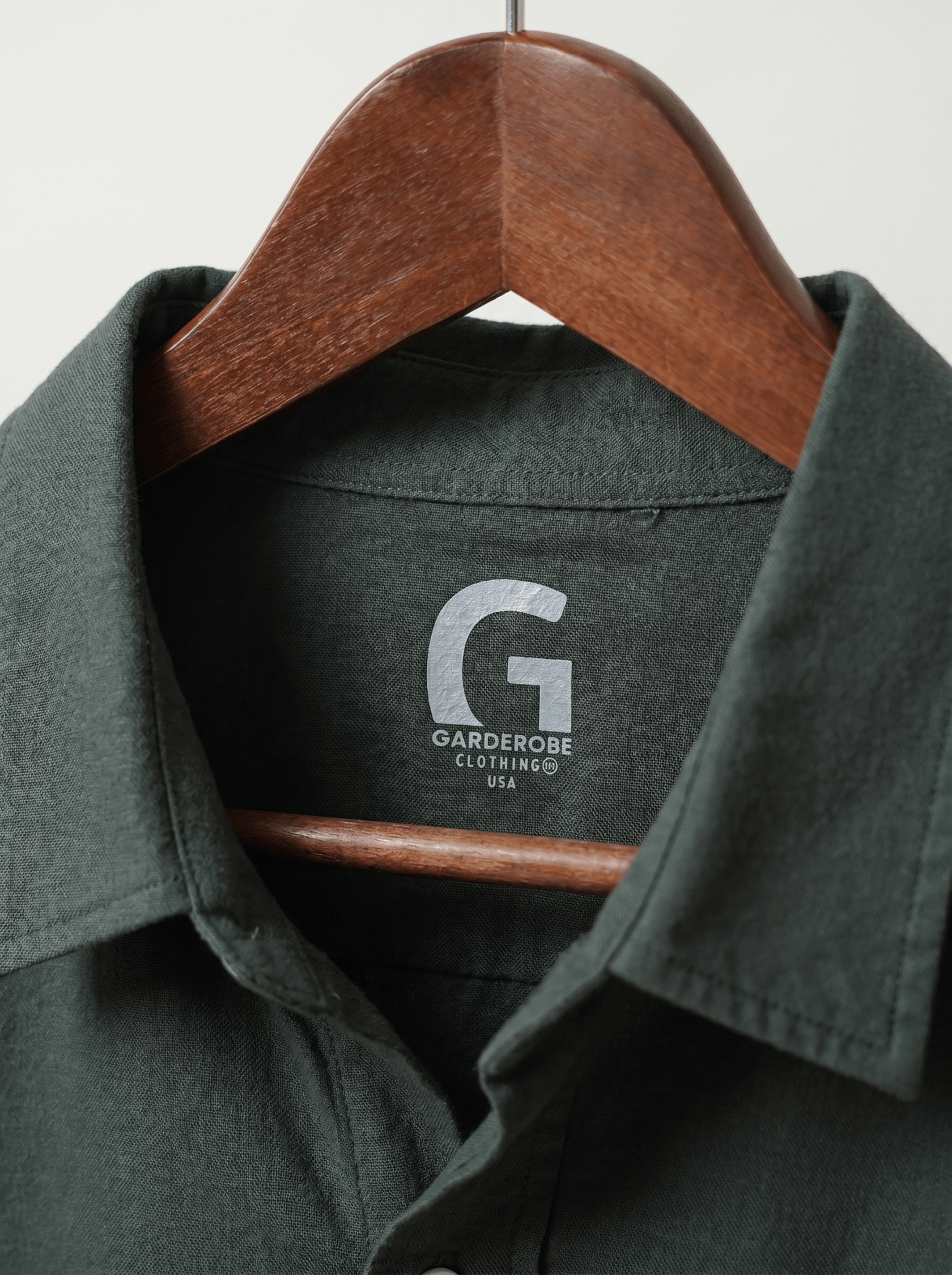 Cut tailored, not tight — Dark Green Casual Shirt