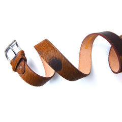 Espresso Elegance Leather Belt - Garderobe Clothing USAEEL - 001