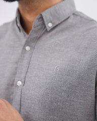 Gray Casual Shirt - Garderobe Clothing USAGCS - 001