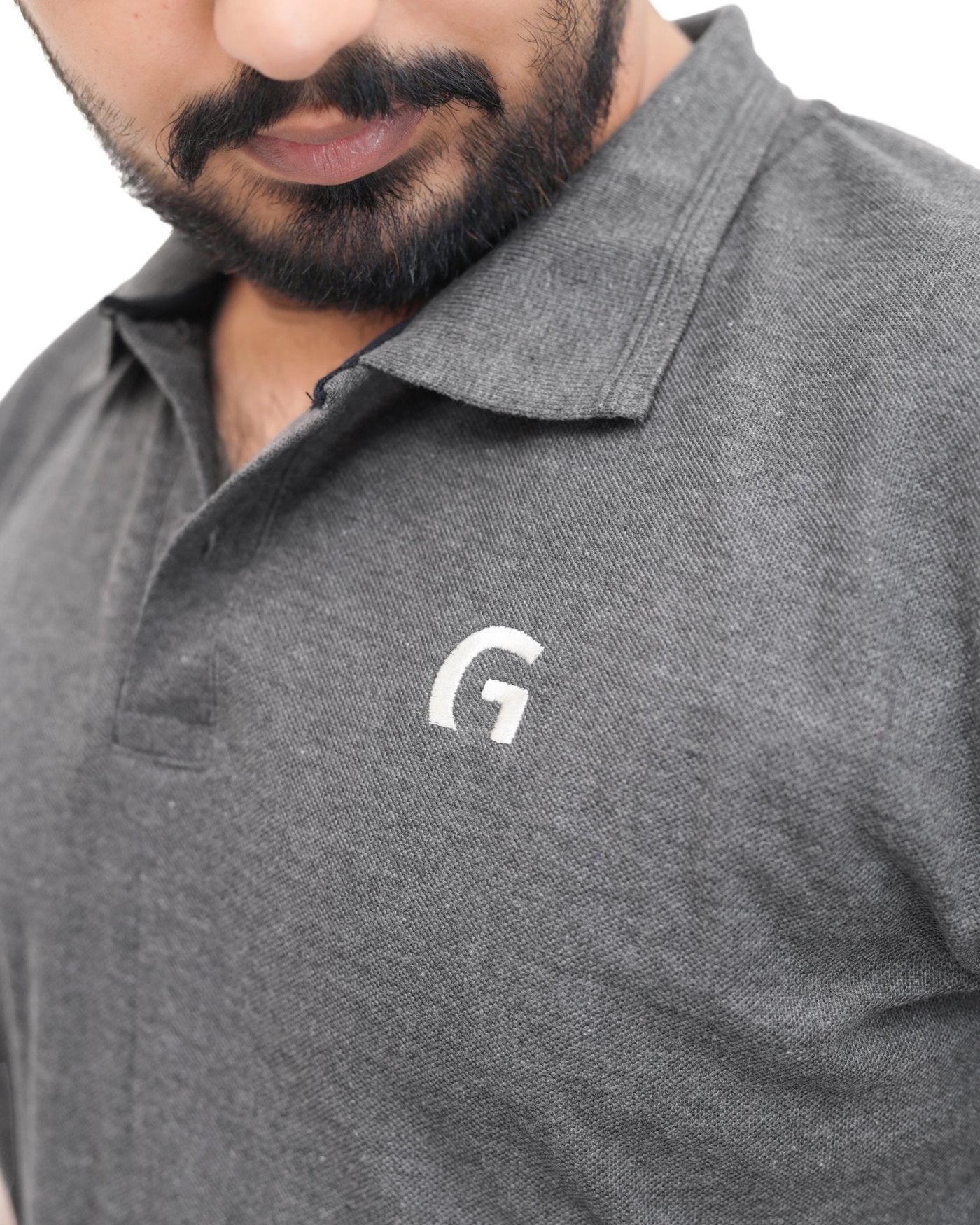 Built to hold its line — Gray Polo Shirt