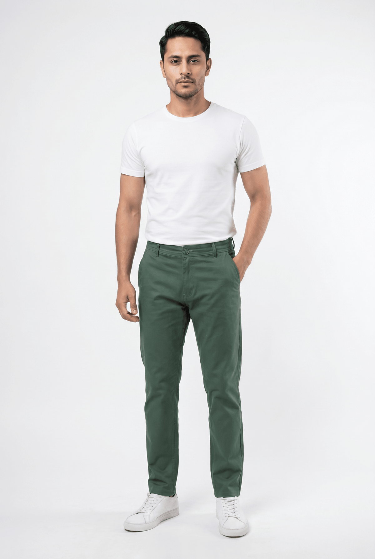 Leafy Lagoon Cotton pant - Garderobe Clothing USA