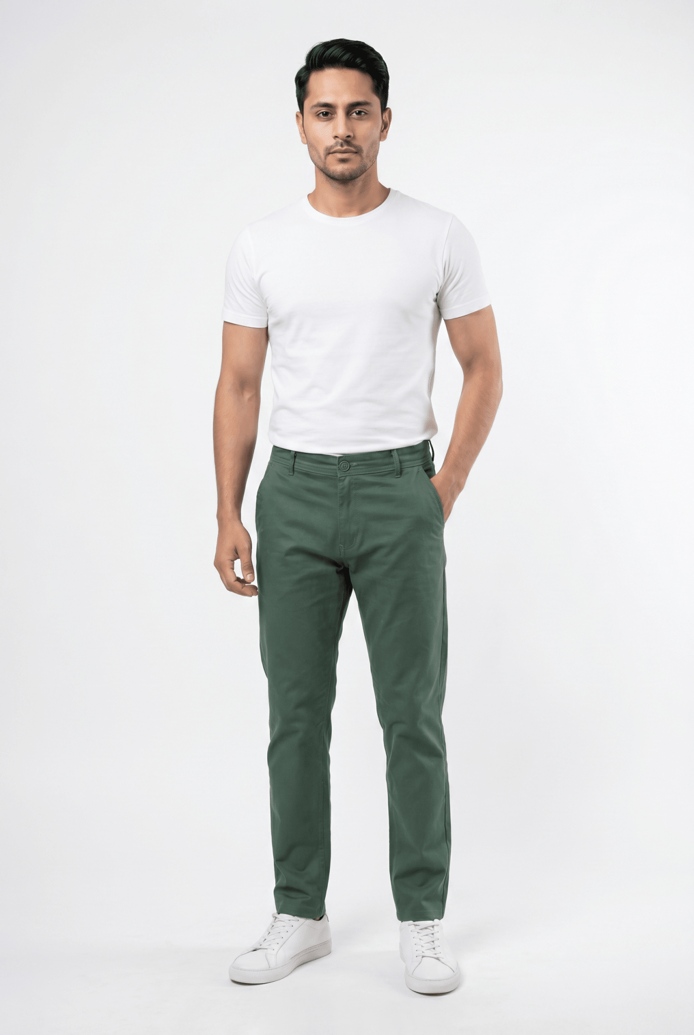From the office to the evening — Leafy Lagoon Cotton pant