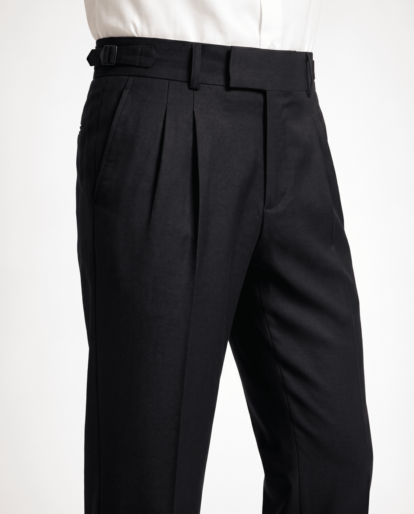 Built to hold its line — Men's Black Gurkha Pants