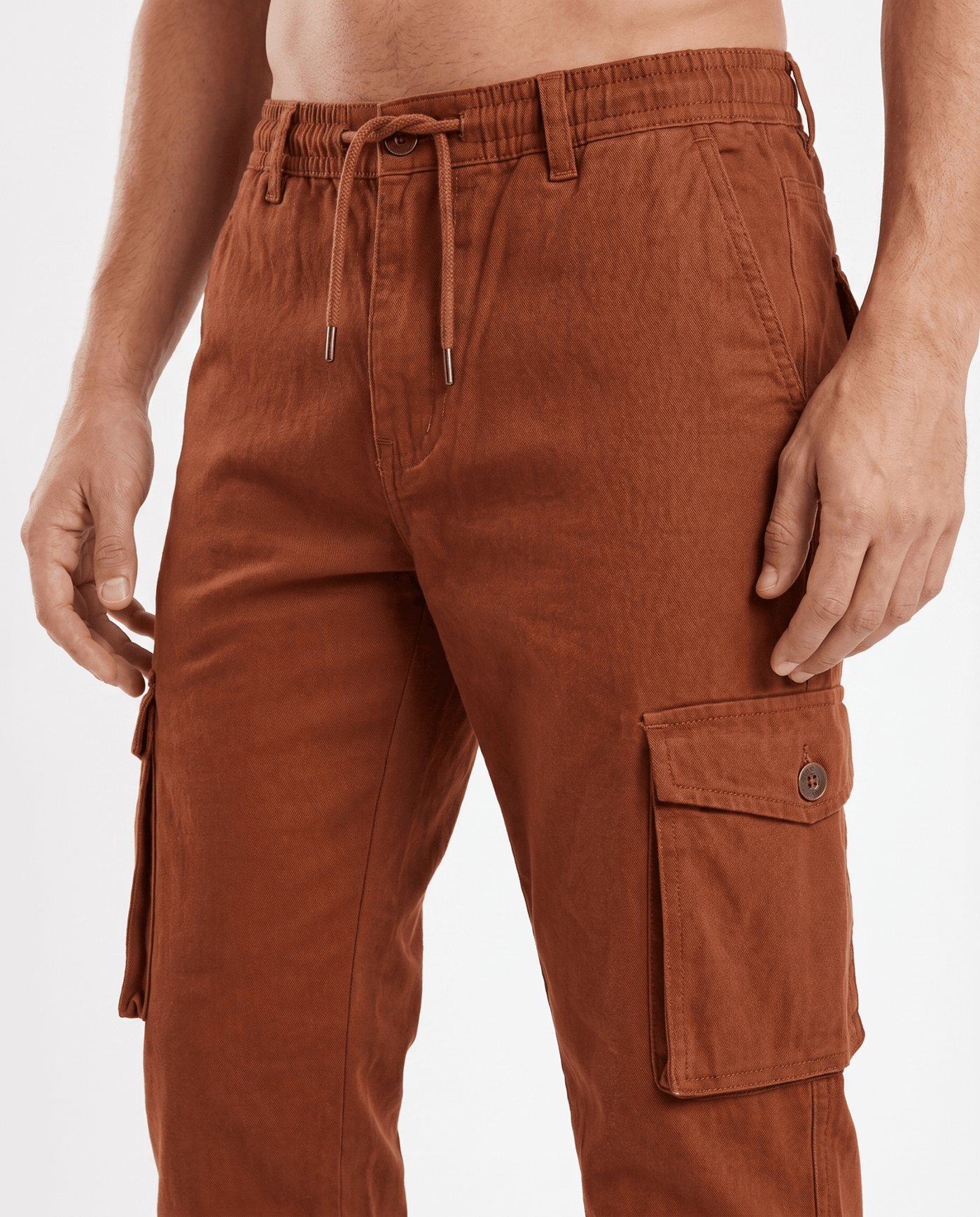 Built to hold its line — Men's Brick Cargo Trousers