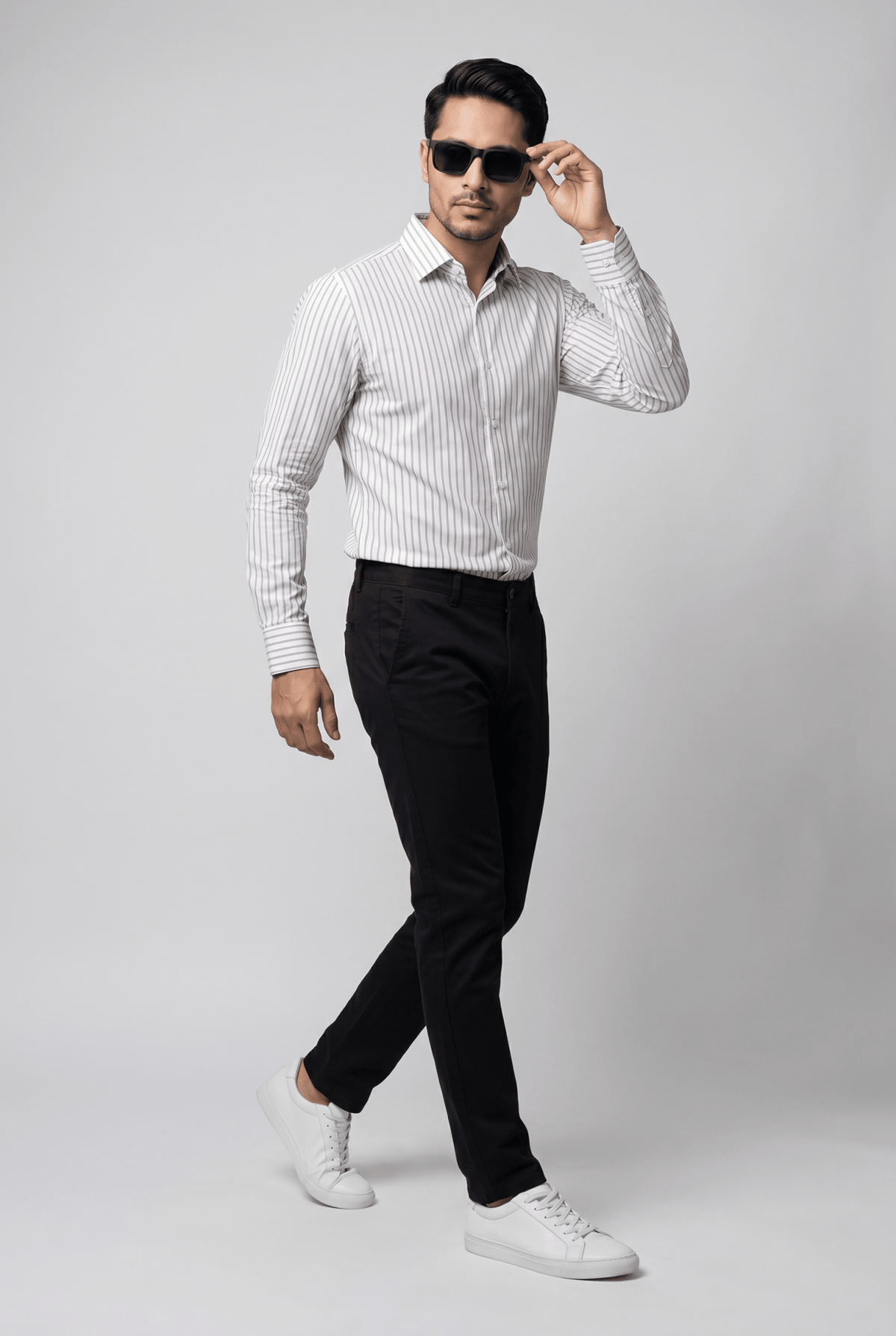 Considered fabric, premium hand-feel — Men's Brown Formal Shirt – Executive Series