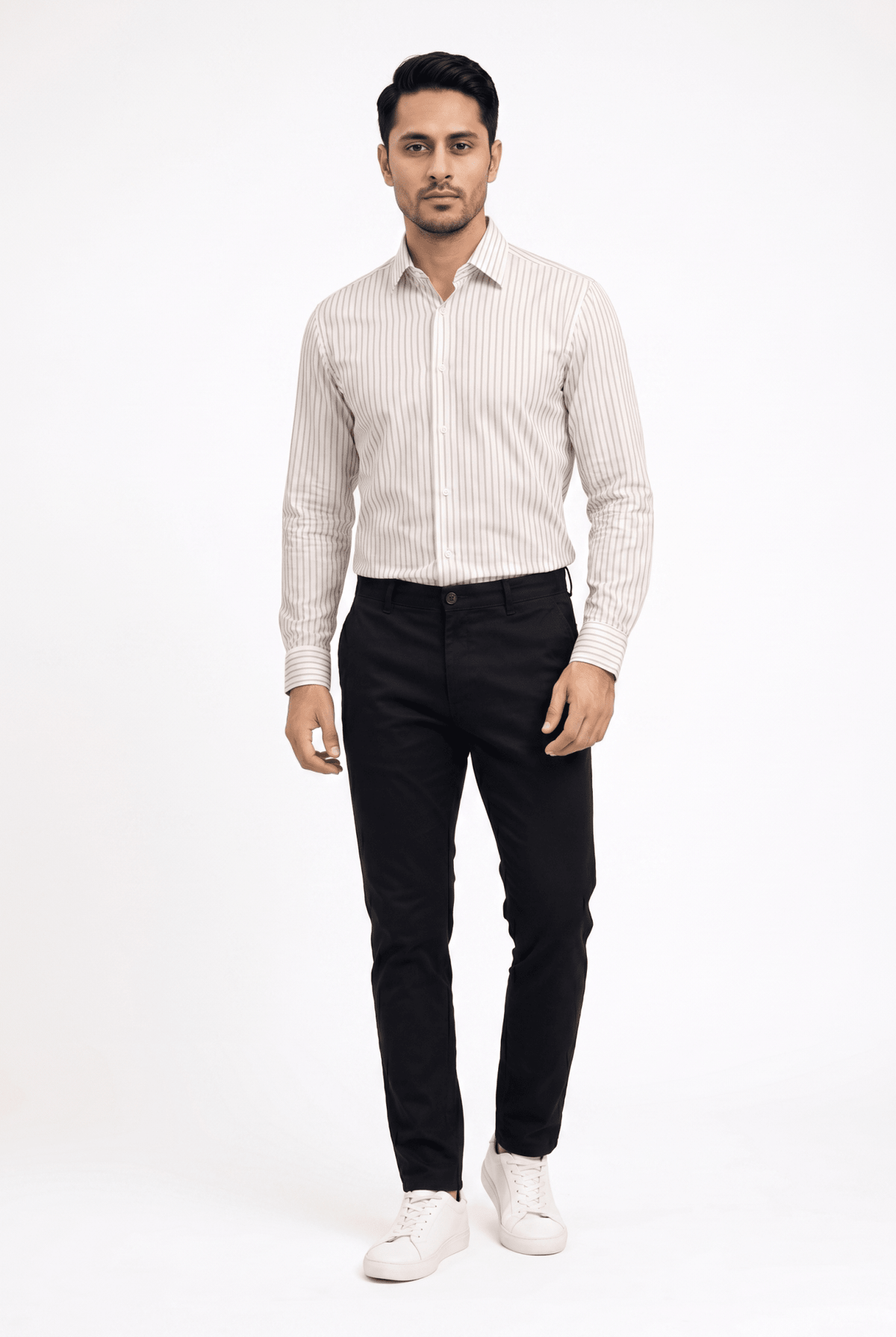 Men's Brown Formal Shirt – Executive Series - Garderobe Clothing USAGRB-FRM-BRO-S