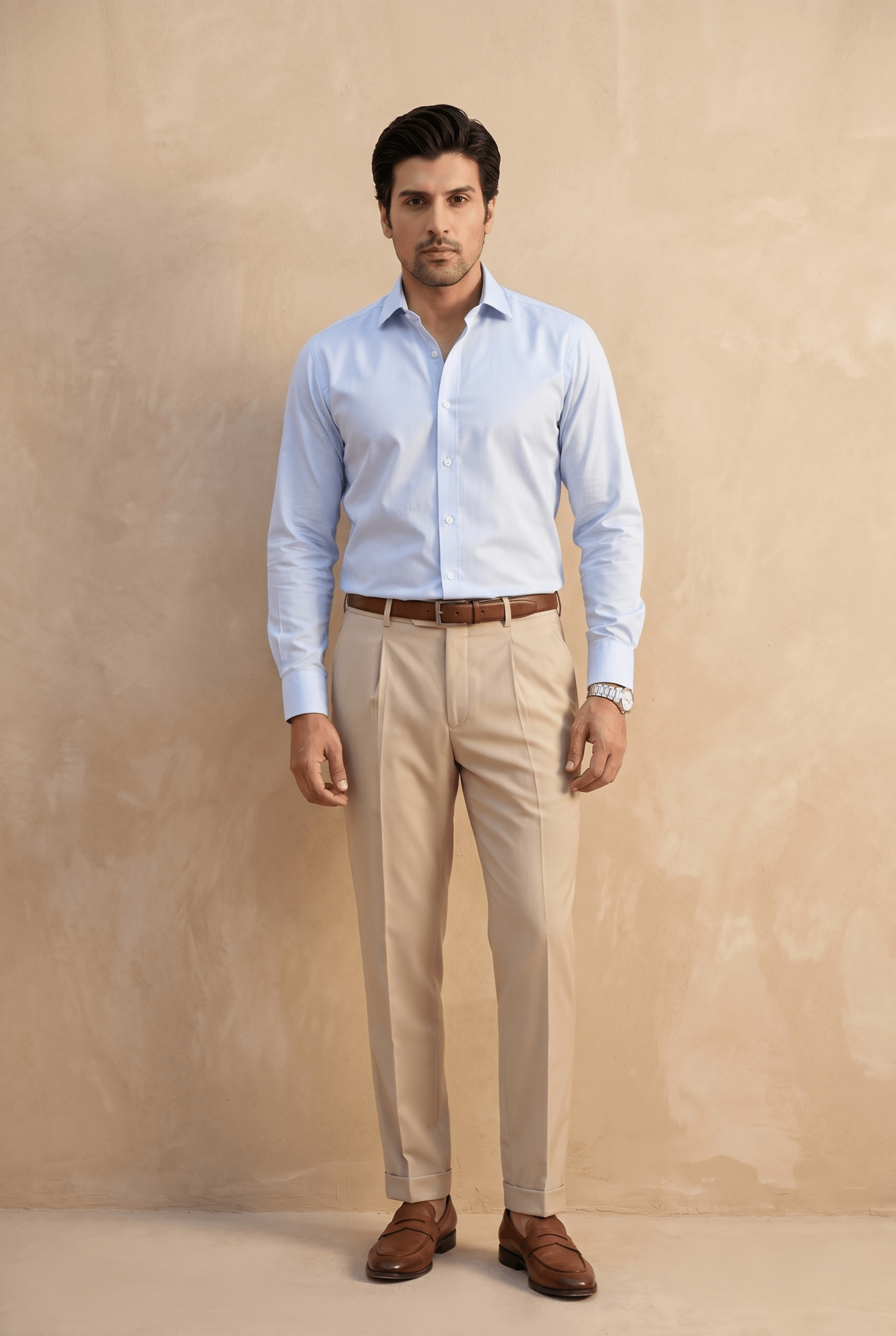 Cut tailored, not tight — Men's Creamy Gurkha Pants