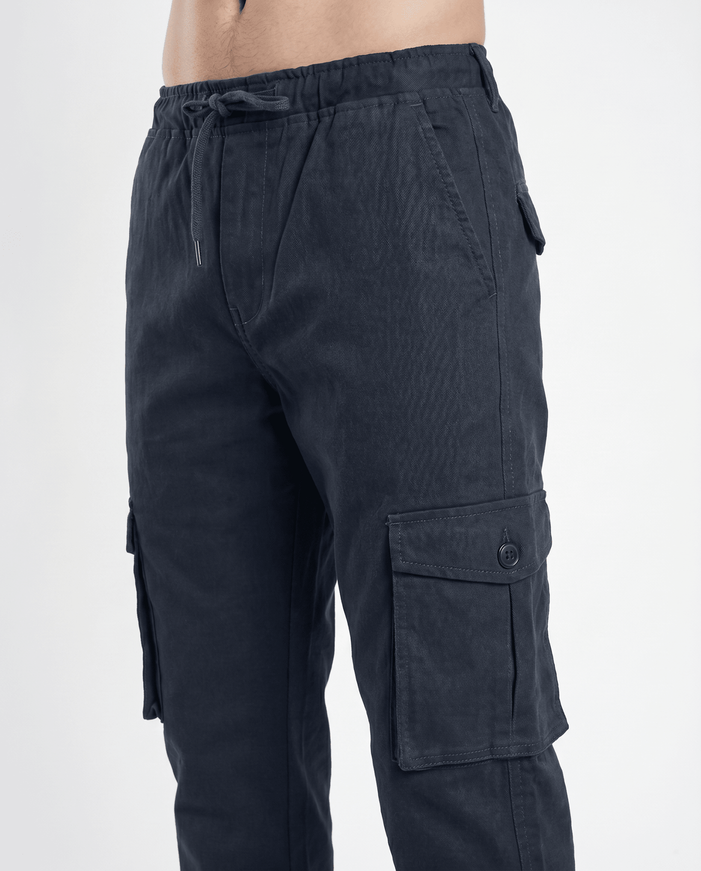 Built to hold its line — Men's Dark Navy Cargo Trousers