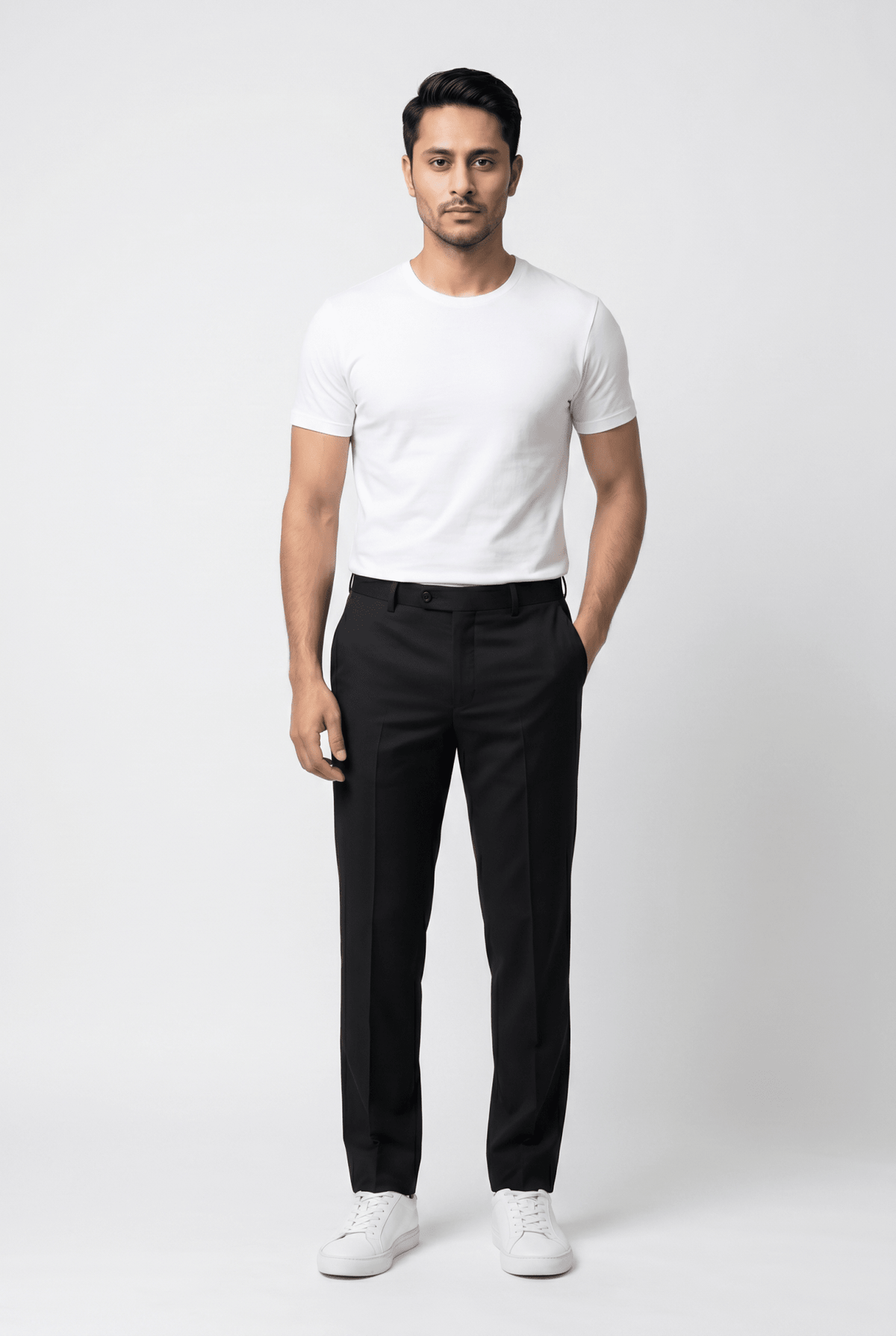 Men's Grey Formal Dress Pants - Garderobe Clothing USAGRB-FDP-GRE-W30