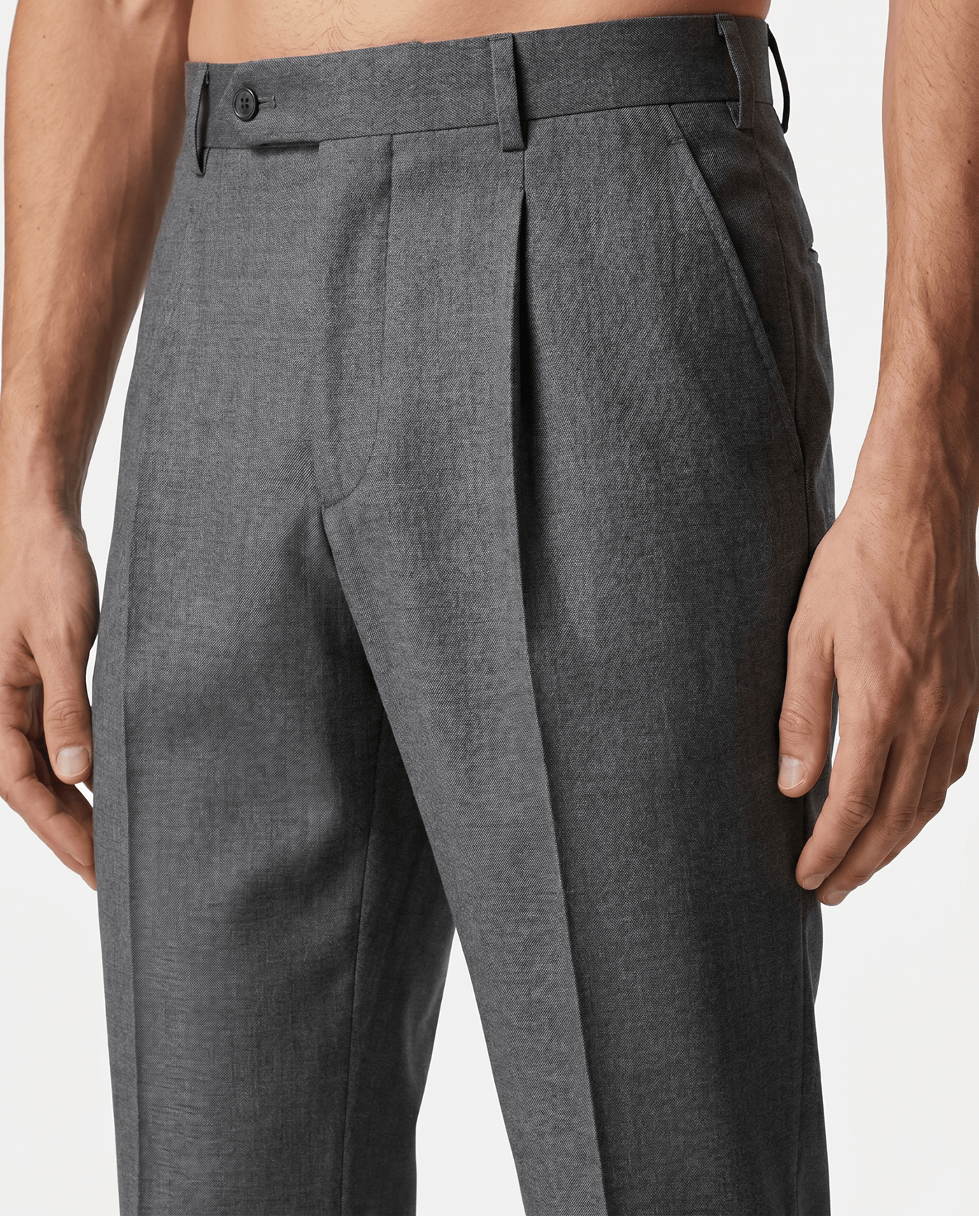 Built to hold its line — Men's Grey Gurkha Pants