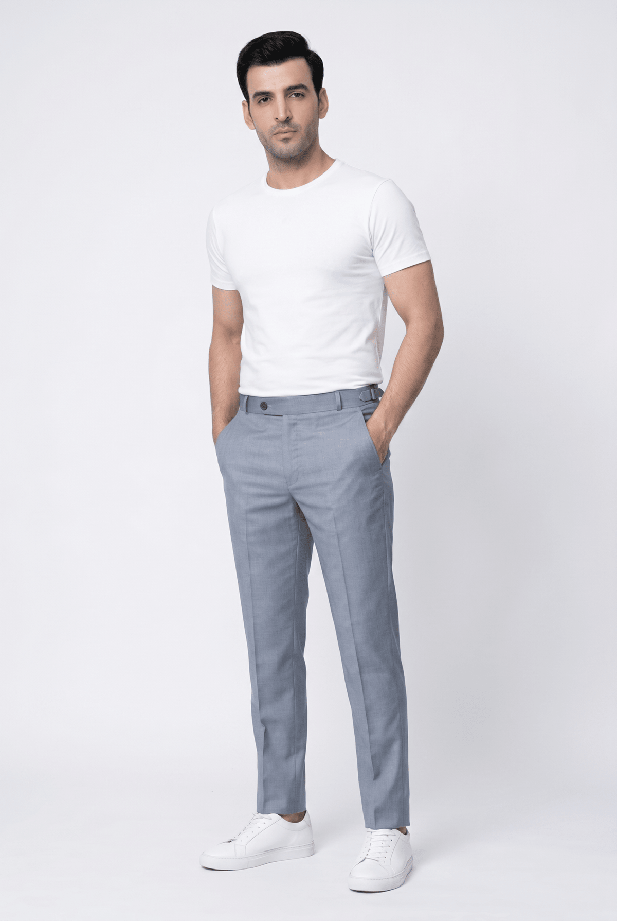 From the office to the evening — Men's Navy Blue Formal Dress Pants