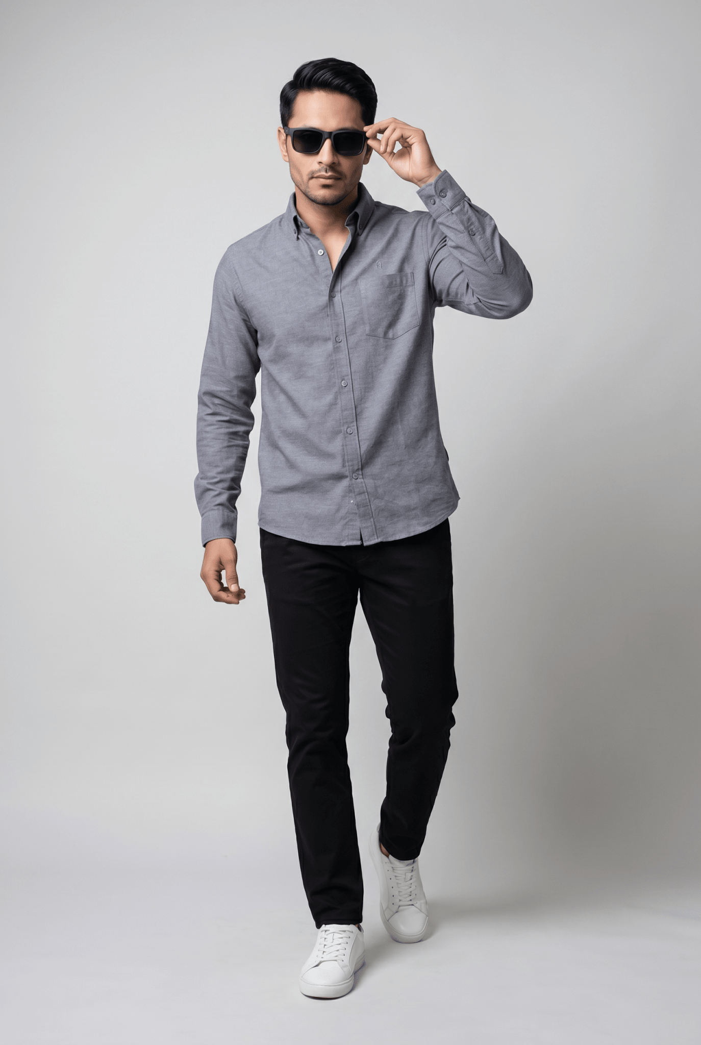 Considered fabric, premium hand-feel — Men's Skylight Casual Shirt