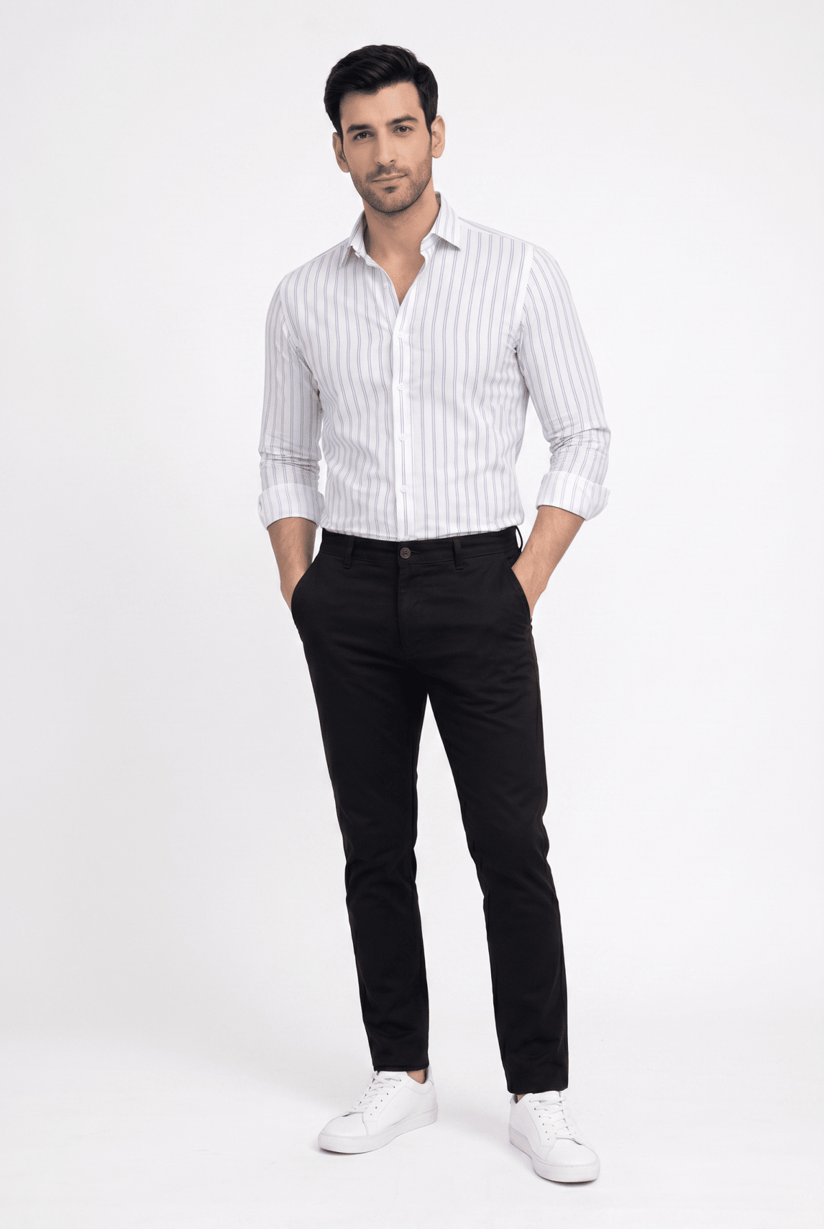 Built to hold its line — Men's Skywhite Lining Shirt