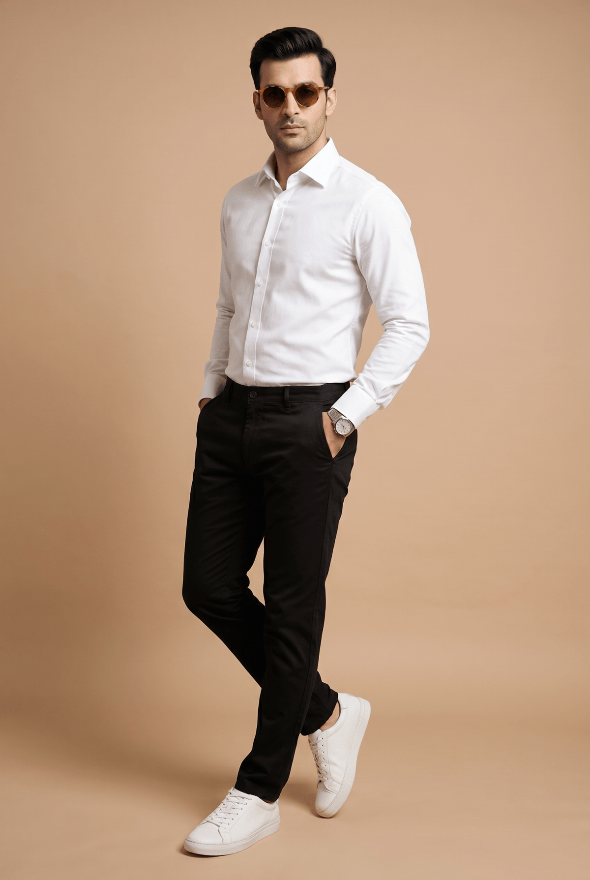 Cut tailored, not tight — Men's White Formal Shirt – Executive Series