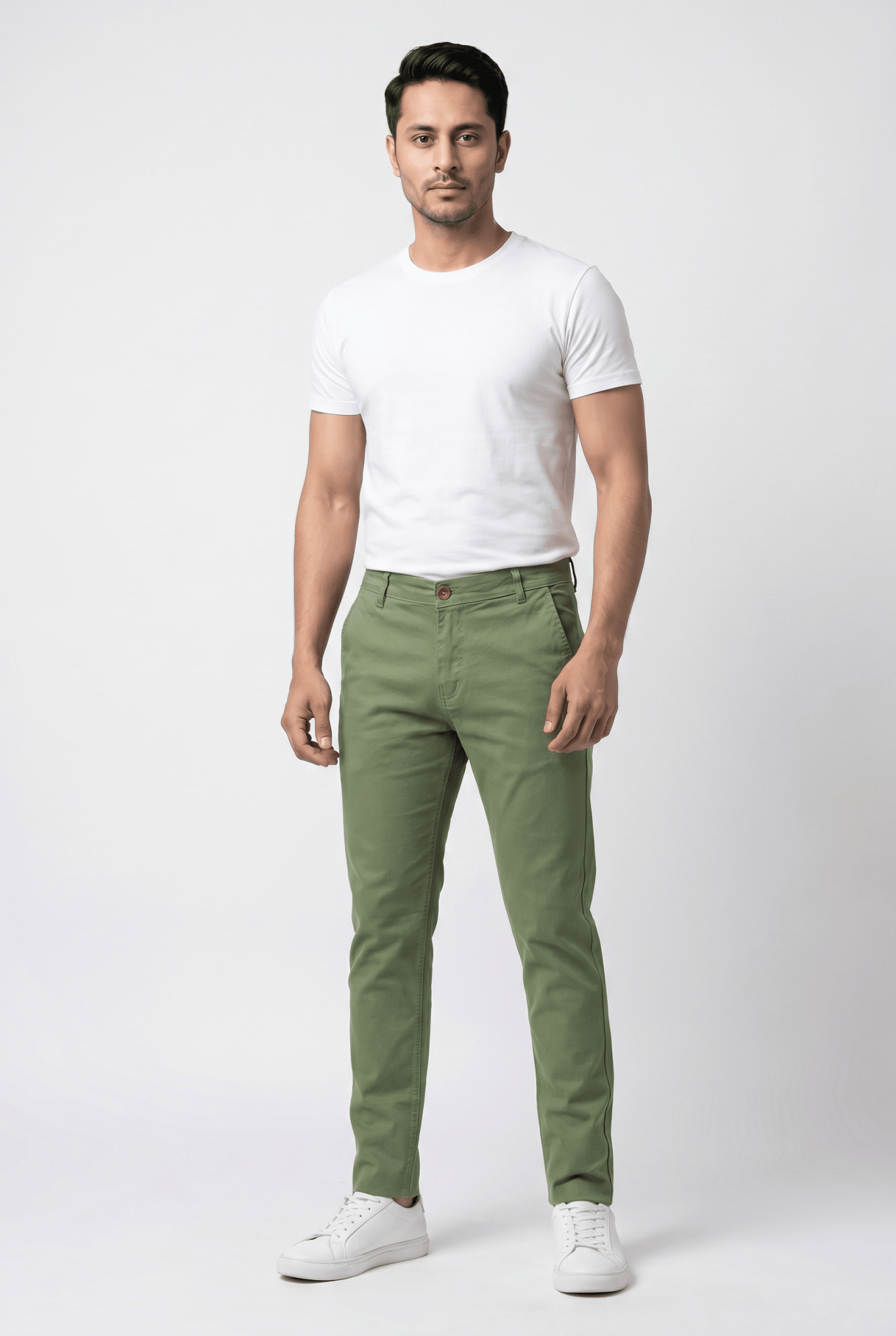 From the office to the evening — Mint Green Cotton pant