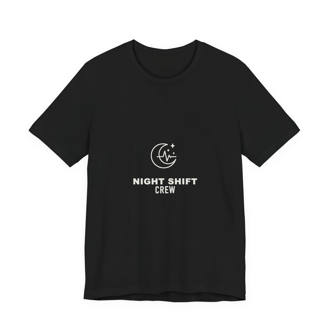 Considered fabric, premium hand-feel — Night Shift Crew Tee