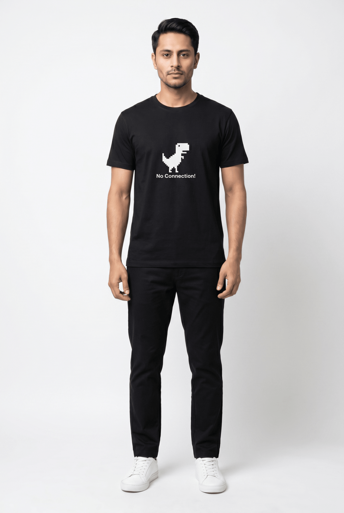 No Connection! - Graphic Tee by Garderobe Clothing - Garderobe Clothing USA30592493253406467285
