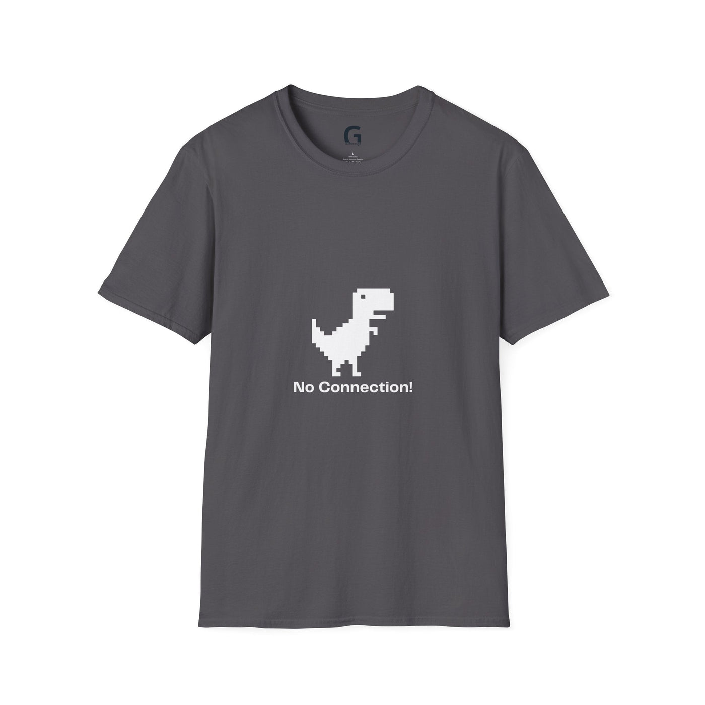Built to hold its line — No Connection! - Graphic Tee by Garderobe Clothing
