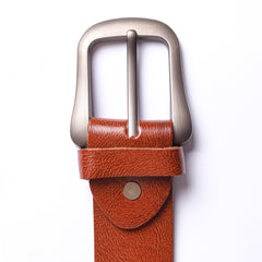 Sandstorm Noir Leather Belt - Garderobe Clothing USA