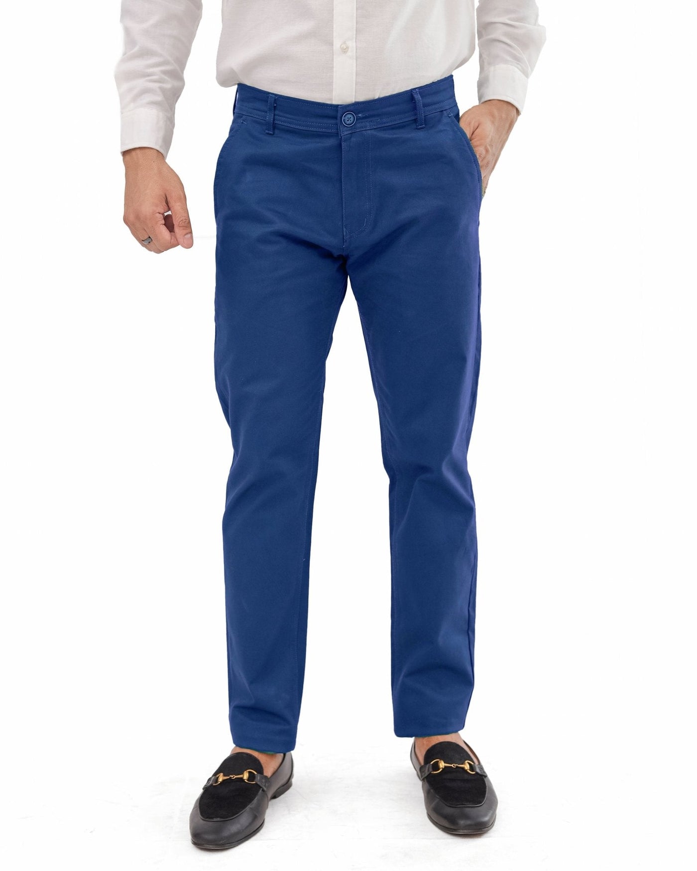 Built to hold its line — Sky Blue Cotton Pant